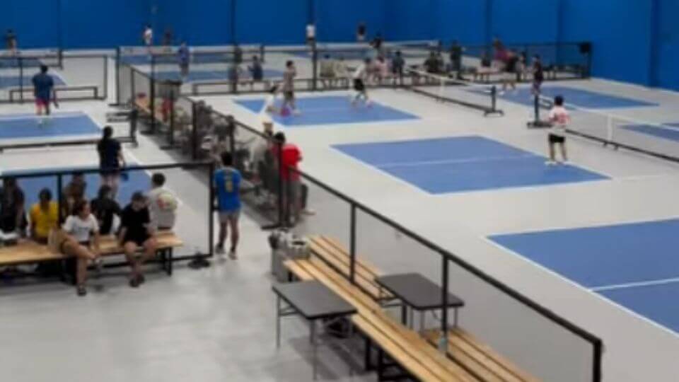 DULA Pickleball Courts Cebu - overview with players