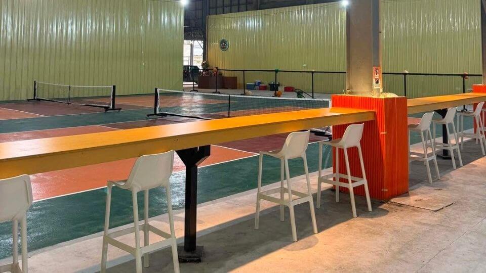 Power Play Cebu  waiting area tables and chairs