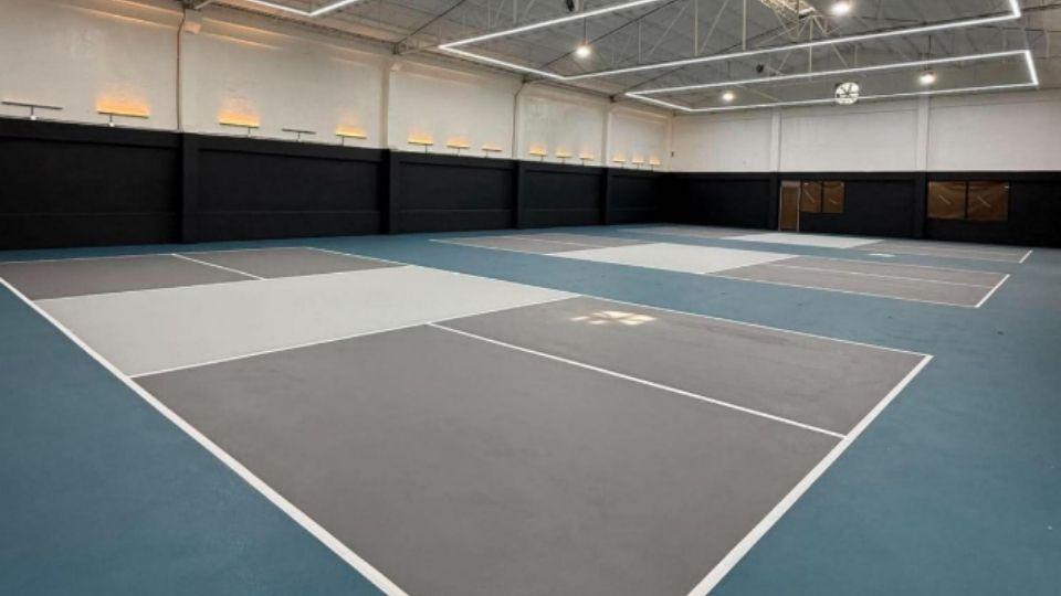 Smash pickleball court - angle 2 - without net