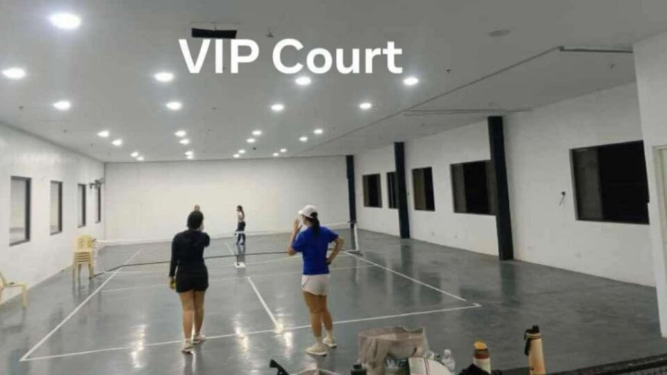 Warehouse Sports Club - Cebu pickleball court showing 1 VIP court
